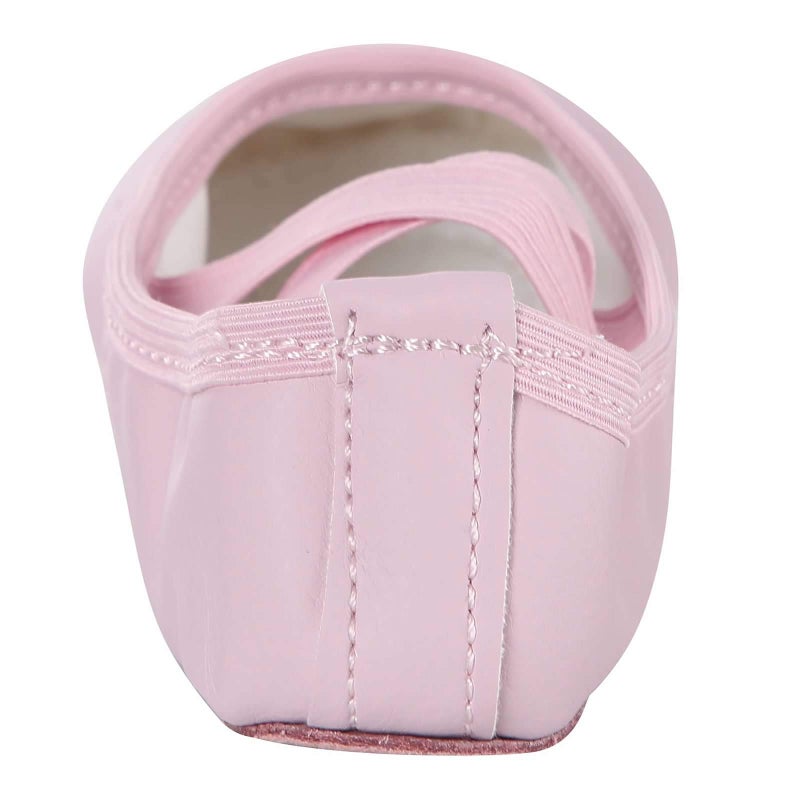 Dynadans Soft Leather Ballet Shoes/Ballet Slippers/Dance Shoes for Girls and Boys (Toddler/Little/Big Kid/Women)-Pink-13M Little Kid - Image 3